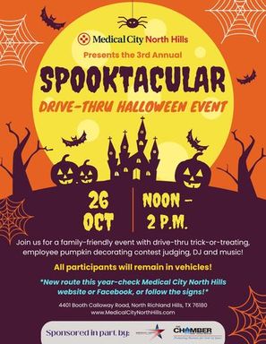 Spooktacular 2024 Event Flyer